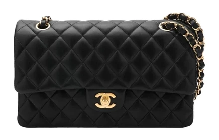 Женская сумка Chanel Classic Flap из кожи, черная