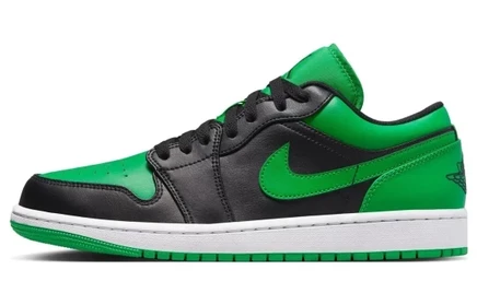 Мужские кроссовки Jordan 1 Low Lucky Green