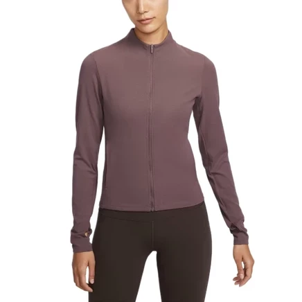 Женская куртка Nike Zenvy Dri-FIT, белая с тату-принтом