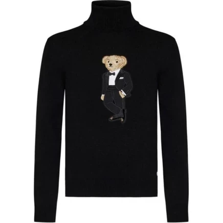Мужская водолазка Ralph Lauren Polo Bear, черная