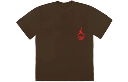 Мужская футболка Travis Scott Jordan Cactus Jack, коричневая