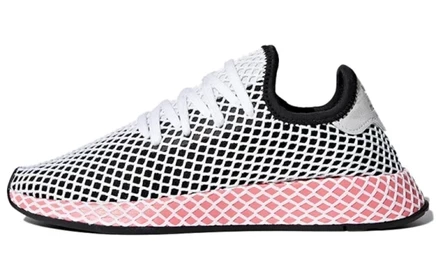 Женские кроссовки Adidas Deerupt, черно-розовые