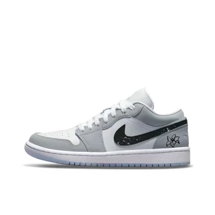 Jordan Air Jordan 1 Inspiring Flower Vintage Basketball Shoes Unisex Gray серый