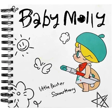 Фигурка POP MART BABY Molly «Граффити-книга»