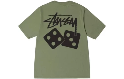 Футболка Stussy Dice, зеленая