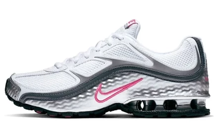 Женские кроссовки Nike Reax Run 5, бело-серебристые