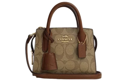 Женская мини-сумка Coach Andrea, хаки
