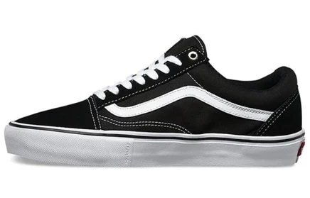 Мужские кроссовки Vans Old Skool Pro, черно-белые