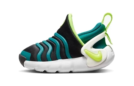 Кроссовки для малышей Nike Dynamo GO FlyEase, черно-зеленые