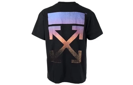 Мужская футболка Off-White Gradient Arrows, черная