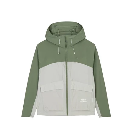 Куртка женская утепленная Anta x National Geographic 6911713058841 stone green/jade gray