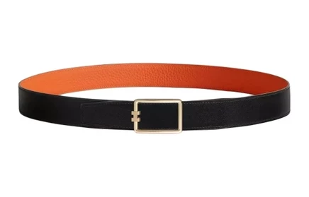 Унисекс кожаный ремень Hermes H Letter Decoration