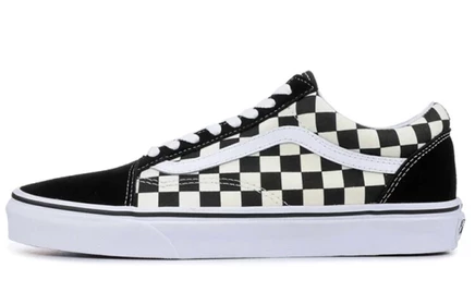 Мужские кеды Vans Old Skool, черно-белая клетка