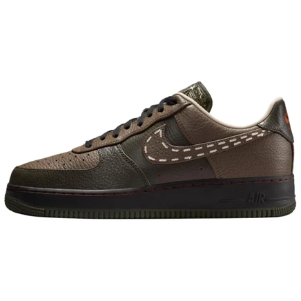 Мужские кроссовки Nike Air Force 1, коричнево-зеленые