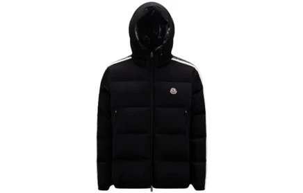 Мужской короткий пуховик Moncler Sanbesan, черный