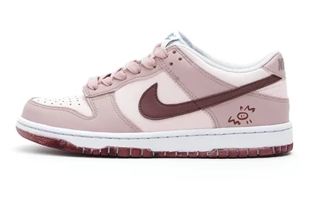 Детские кроссовки Nike Dunk Low GS, розовые
