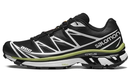Мужские кроссовки Salomon XT-6, черно-зеленые