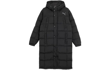 Мужской пуховик Puma утепленный, черный