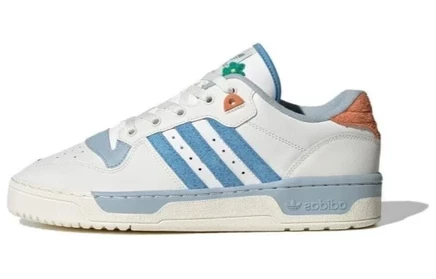 Женские кеды Adidas Originals Rivalry Low, бело-синие