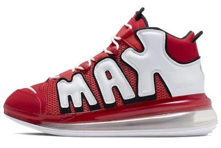 Мужские кроссовки Nike Uptempo 720, красно-бело-черные