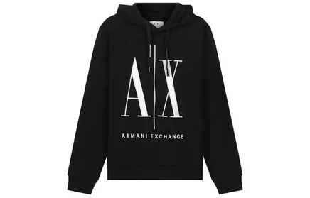 Мужское худи Armani Exchange, чёрное