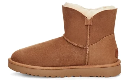 Женские угги UGG Bailey Zip Mini, коричневые