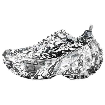 Balenciaga Bouncer Graffiti Printed Sneakers default