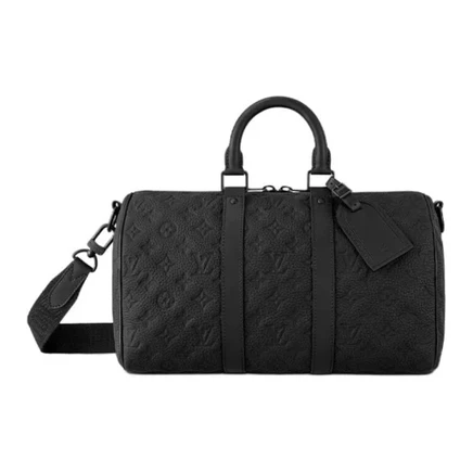 Мужская сумка Louis Vuitton Keepall через плечо, черная