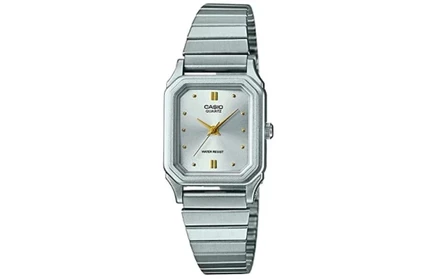 Женские часы Casio Vintage LQ-400D-7AEF, бело-серые