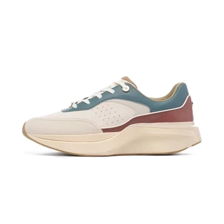 Кроссовки низкие мужские для бега LI-NING 1990 6914163133113 light ancient yellow/cloud emerald green/dusty khaki