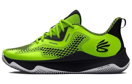 Мужские кроссовки Under Armour Curry 3, лаймово-черные