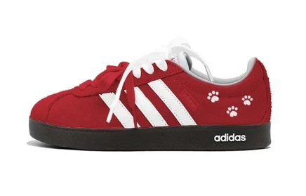 Унисекс-кроссовки Adidas Neo HQ1802, красно-белые