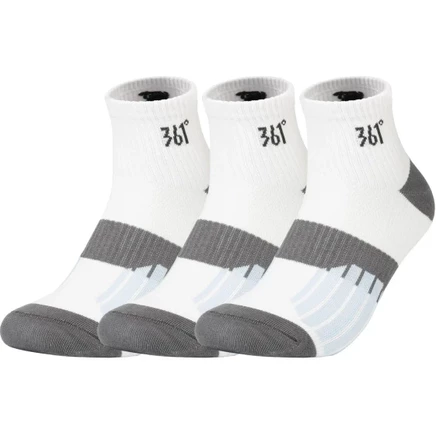 361° Crew Socks Combo Set Unisex white (3 pack)