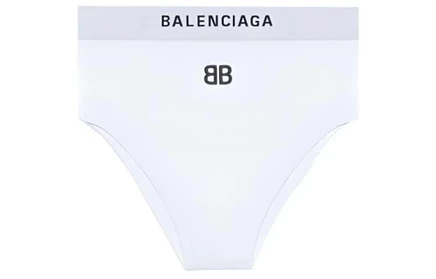 Женские трусы Balenciaga, белые