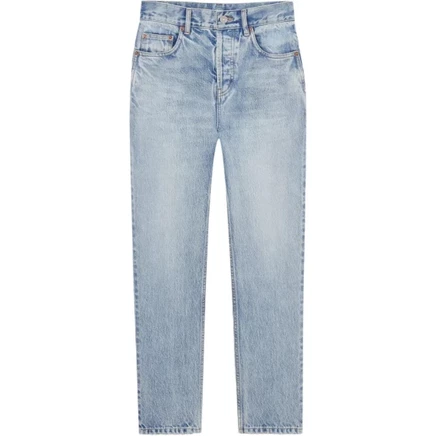 Женские джинсы Yves Saint Laurent Slim Fit, синие