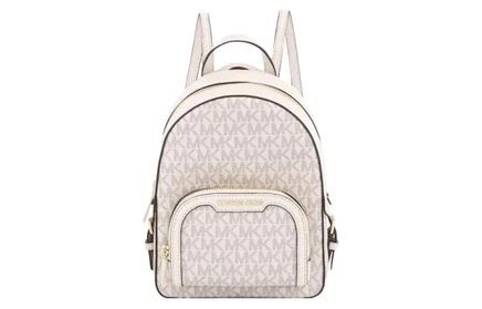 Женский рюкзак Michael Kors Jaycee Mini, ПВХ, кремовый