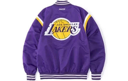 Унисекс-куртка Starter x NBA Lakers, фиолетовая