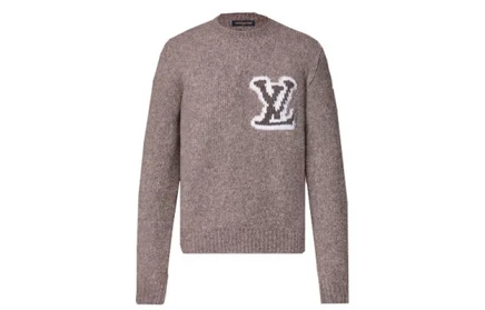 Мужской свитер Louis Vuitton FW23, коричневый