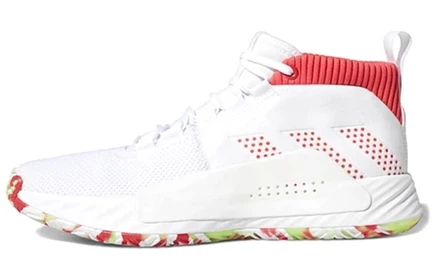 Мужские кроссовки Adidas Dame 5, бело-разноцветные