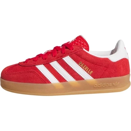 Детские кеды Adidas Originals Gazelle Indoor, красные