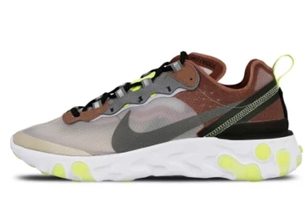 Кроссовки Nike React Element 87, песочные