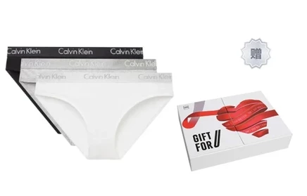 Женские трусы Calvin Klein, 3 пары, черные и белые и серые