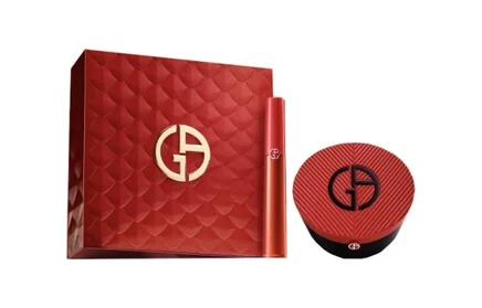 Набор макияжа Giorgio Armani Cushion 2, помада 405