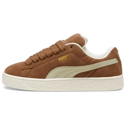 Мужские кроссовки Puma Suede XL, коричнево-белые
