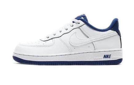 Кеды для девочек Nike Air Force 1 Low, белые/синие