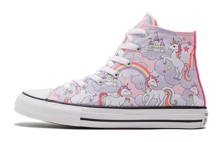 Кеды для девочек Converse Chuck Taylor, «Neon Unicorn»