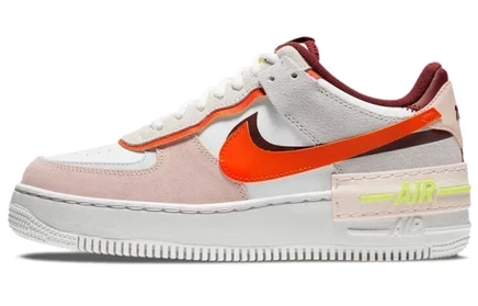 Женские кроссовки Nike AF1 Shadow, красно-оранжевые