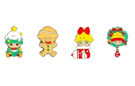 Фигурки POP MART Dimoo Christmas, одежда, 2–3 см