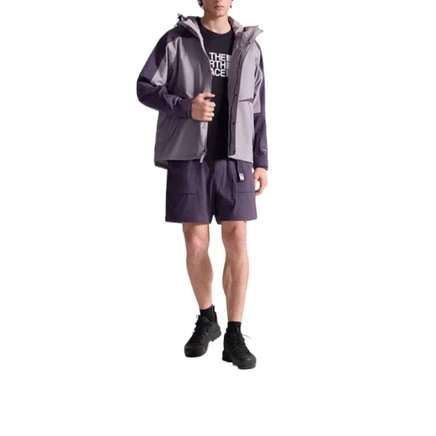 Мужская ветровка The North Face, серо-фиолетовая