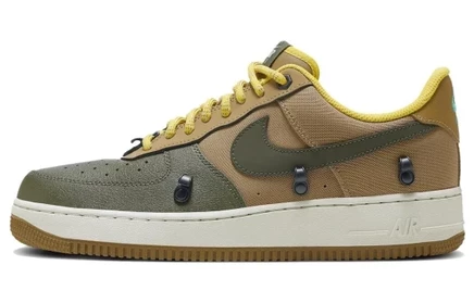 Мужские кроссовки Nike Air Force 1 Low, коричнево-зеленые